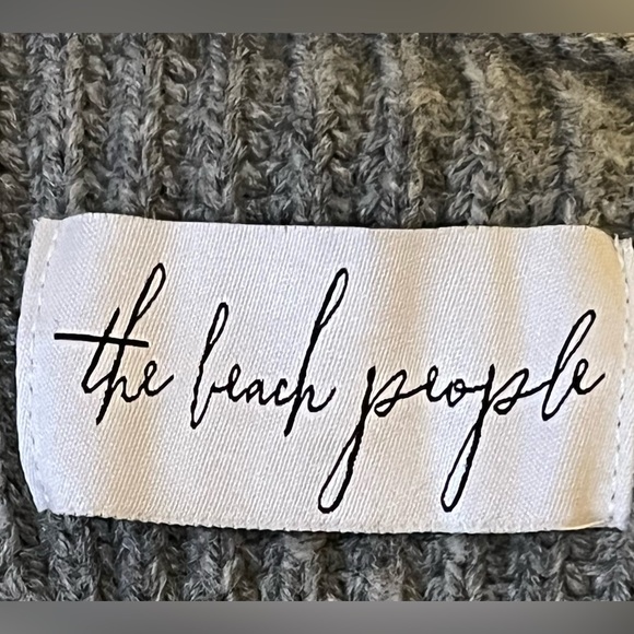 The Beach People Twin Palms Chunky Knit open front sweater/cardigan/jacket - Picture 6 of 9